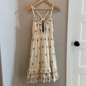 Anthropologie “Grasslands” Summer Dress